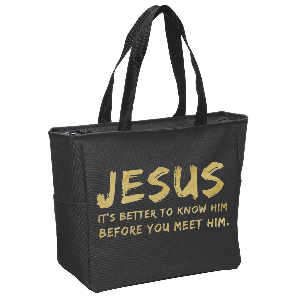 Jesus Freak Funny Christian Zip Tote Bag