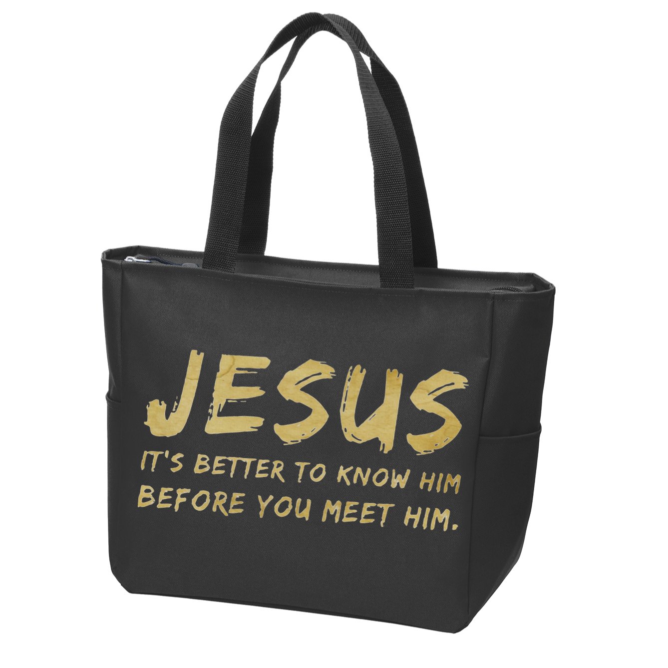 Jesus Freak Funny Christian Zip Tote Bag