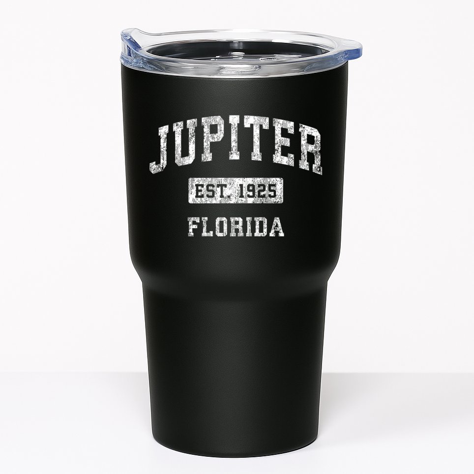 Jupiter Florida Fl Vintage Established Sports Design Tumbler