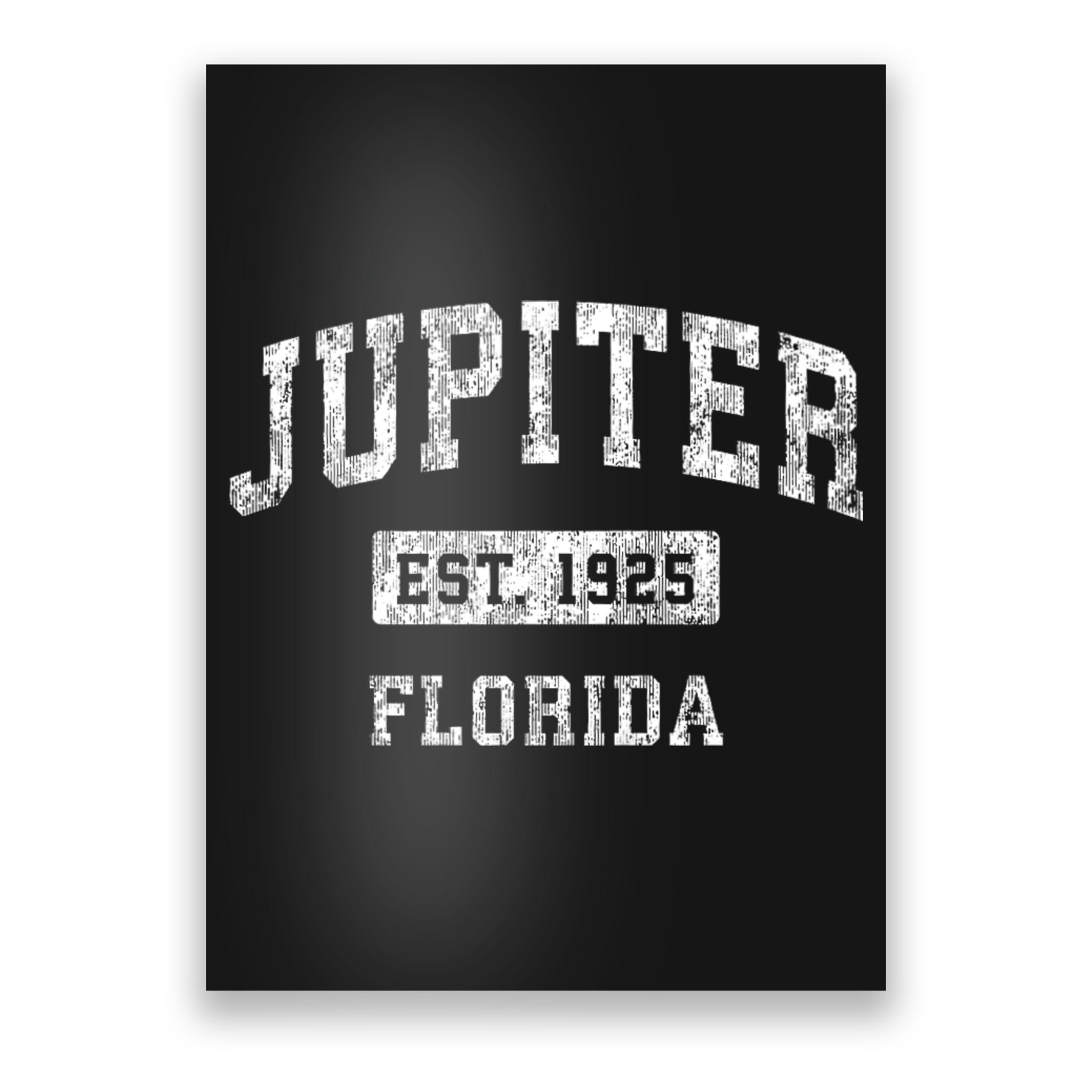 Jupiter Florida Fl Vintage Established Sports Design Poster