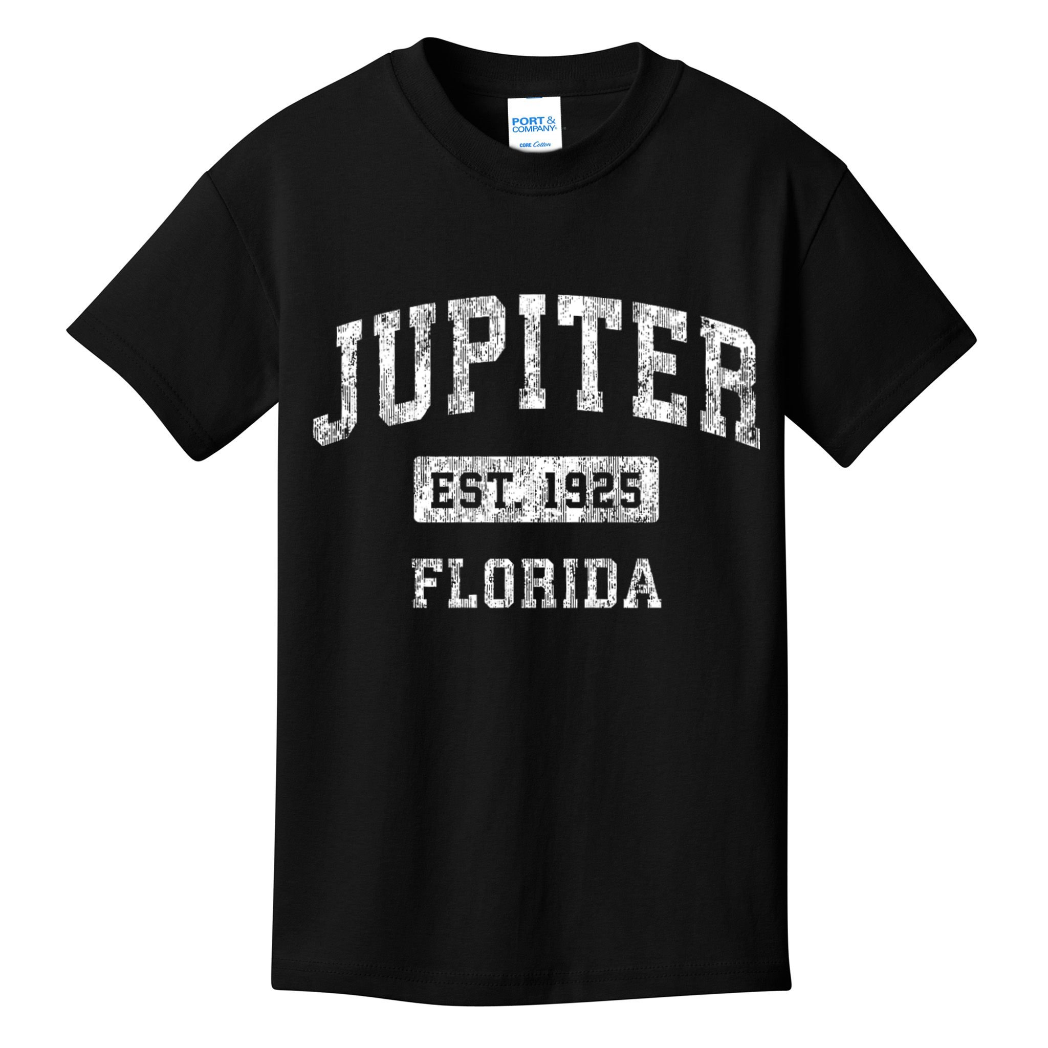Jupiter Florida Fl Vintage Established Sports Design Kids T-Shirt