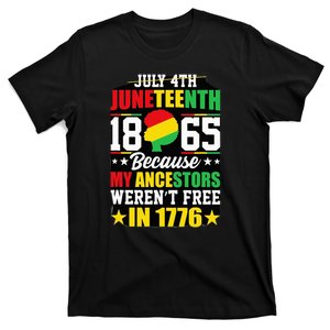 Juneteenth freedom graphic tee T-Shirt