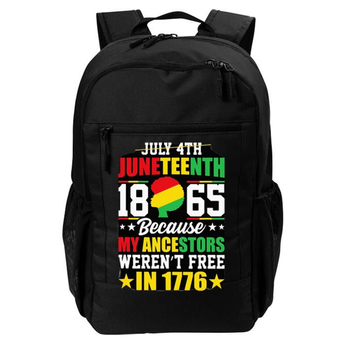 Juneteenth freedom graphic tee Daily Commute Backpack