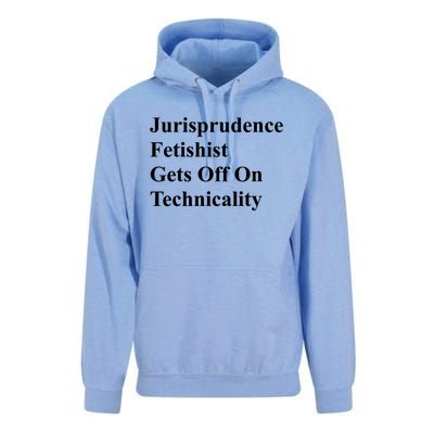 Jurisprudence Fetishist Gets Off On Technicality Unisex Surf Hoodie