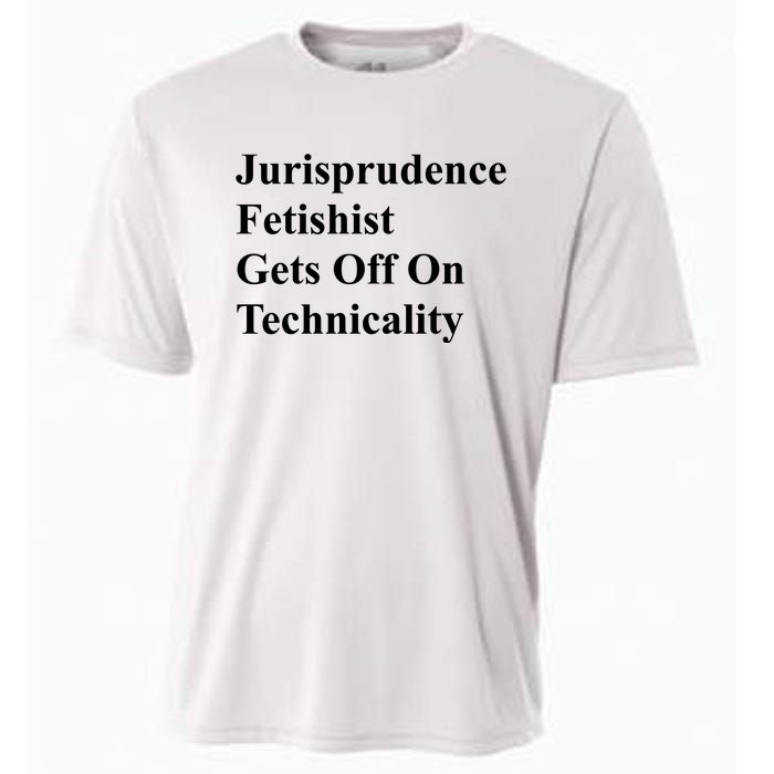 Jurisprudence Fetishist Gets Off On Technicality Cooling Performance Crew T-Shirt