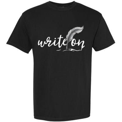 Journalism Funny Gift Write On Journaliscute Gift Author Writer Gift Garment-Dyed Heavyweight T-Shirt