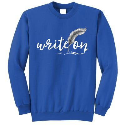 Journalism Funny Gift Write On Journaliscute Gift Author Writer Gift Sweatshirt