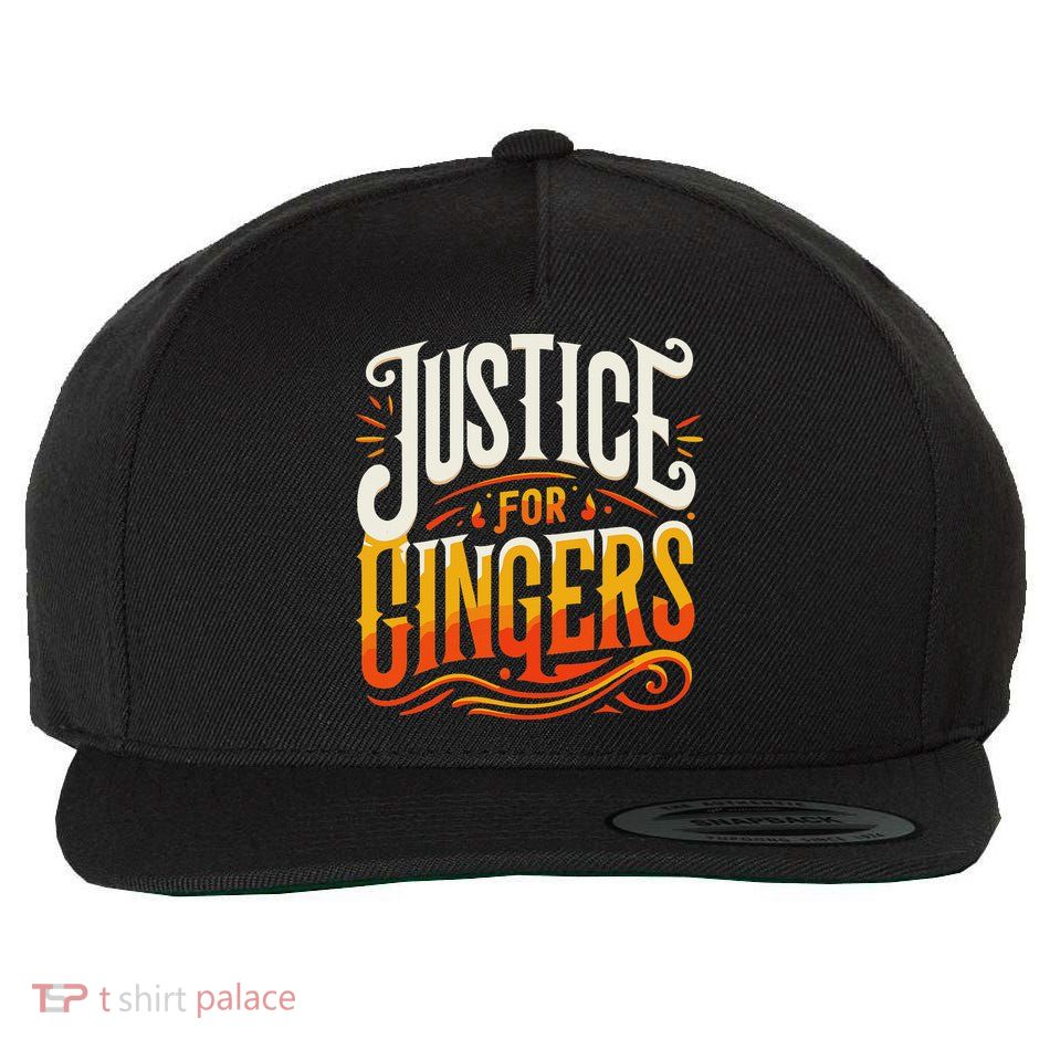 Justice For Gingers Funny Redhead For Gingers Wool Snapback Cap