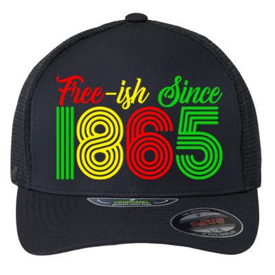 Juneteenth Freecool Giftish Since 1865 Black History Month Gift Flexfit Unipanel Trucker Cap