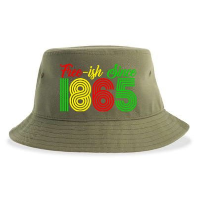 Juneteenth Freecool Giftish Since 1865 Black History Month Gift Sustainable Bucket Hat