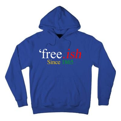 Juneteenth Freecool Giftish Since 1865 Freedom Melanin Black History Cute Gift Tall Hoodie