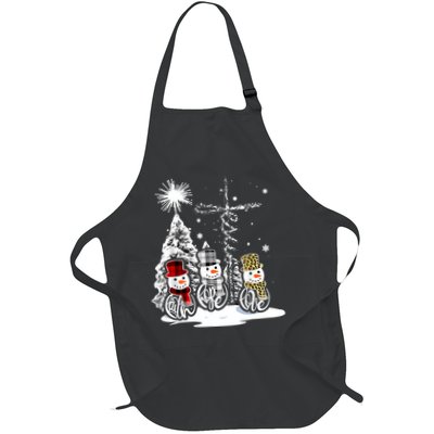 Jesus Faith Hope Love Snowman Christmas Xmas Apron