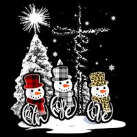 Jesus Faith Hope Love Snowman Christmas Xmas Impact Tech Backpack