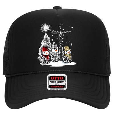 Jesus Faith Hope Love Snowman Christmas Xmas Hat