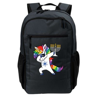 Jewnicorn Funny Hanukkah Unicorn Dabbing Unicorn Daily Commute Backpack