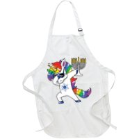 Jewnicorn Funny Hanukkah Unicorn Dabbing Unicorn Apron
