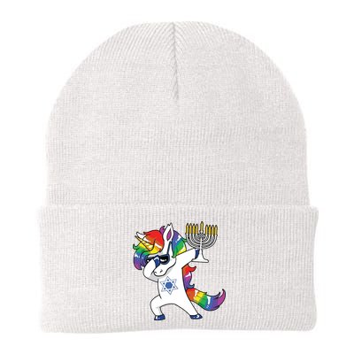 Jewnicorn Funny Hanukkah Unicorn Dabbing Unicorn Beanie