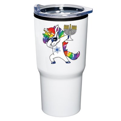 Jewnicorn Funny Hanukkah Unicorn Dabbing Unicorn Tumbler