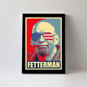 John Fetterman Hope Poster Vote For Democrat President 2024 Canvas