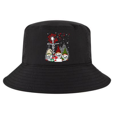 Jesus Faith Hope Love Xmas Christian Gnomes Dandelion Cool Gift Cool Comfort Performance Bucket Hat