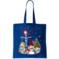 Jesus Faith Hope Love Xmas Christian Gnomes Dandelion Cool Gift Tote Bag