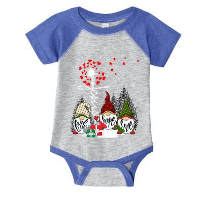 Jesus Faith Hope Love Xmas Christian Gnomes Dandelion Cool Gift Infant Baby Jersey Bodysuit