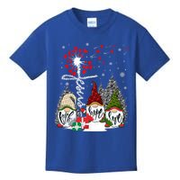 Jesus Faith Hope Love Xmas Christian Gnomes Dandelion Cool Gift Kids T-Shirt