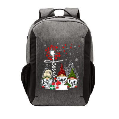 Jesus Faith Hope Love Xmas Christian Gnomes Dandelion Cool Gift Vector Backpack