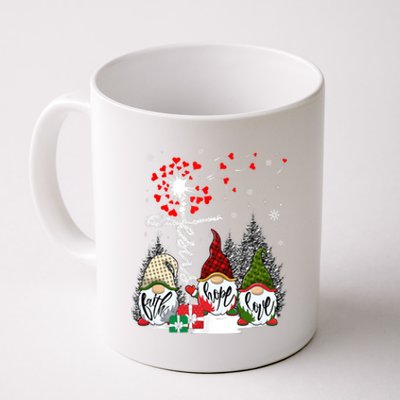 Jesus Faith Hope Love Xmas Christian Gnomes Dandelion Cool Gift Coffee Mug