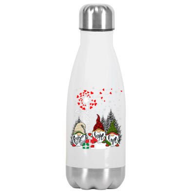 Jesus Faith Hope Love Xmas Christian Gnomes Dandelion Cool Gift Stainless Steel Insulated Water Bottle