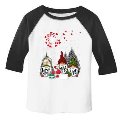 Jesus Faith Hope Love Xmas Christian Gnomes Dandelion Cool Gift Toddler Fine Jersey T-Shirt