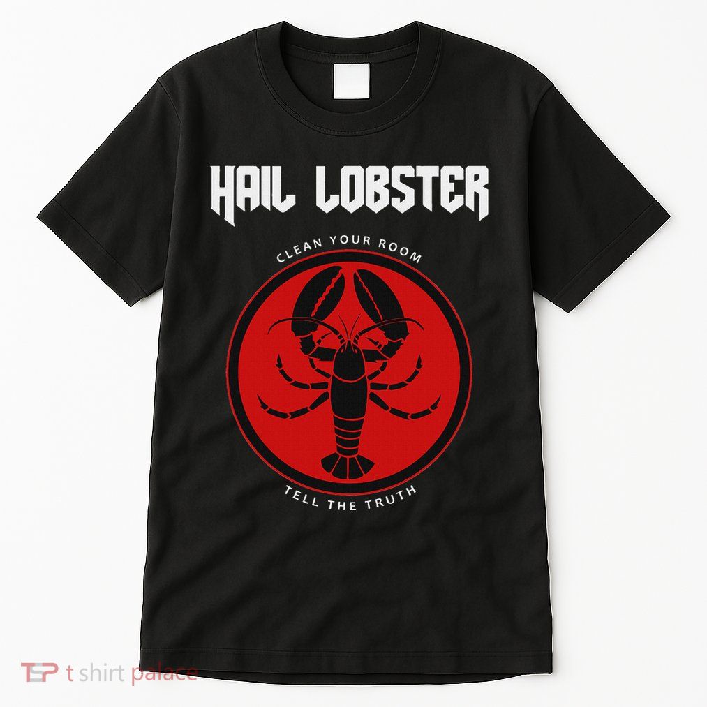 Jp Fan Hail Lobster S Adults Black Cotton 100 Tall T-Shirt