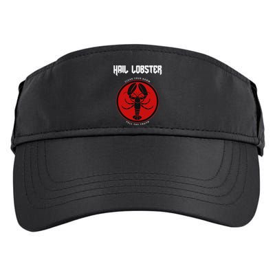 Jp Fan Hail Lobster S Adults Black Cotton 100 Adult Drive Performance Visor