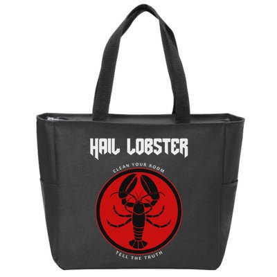 Jp Fan Hail Lobster S Adults Black Cotton 100 Zip Tote Bag
