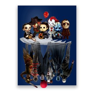 Jason & Friends Horror Movie Squad Halloween Funko Pop Poster