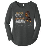 Juneteenth Freedom Historical Triumph Women's Perfect Tri Tunic Long Sleeve Shirt