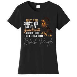 Juneteenth Freedom Historical Triumph Women's T-Shirt