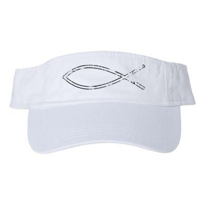 Jesus Fish Ichthys Ichthus Christian Faith Symbol Visor