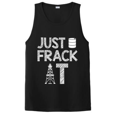 Just Frack It Funny Fracking Logo PosiCharge Competitor Tank