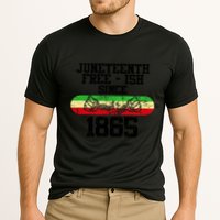 Junenth Free Ish Since 1865 Gift Cooling Performance Crew T-Shirt