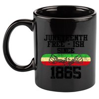 Junenth Free Ish Since 1865 Gift 11oz C Handle Ceramic Mug