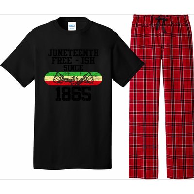 Junenth Free Ish Since 1865 Gift Pajama Set