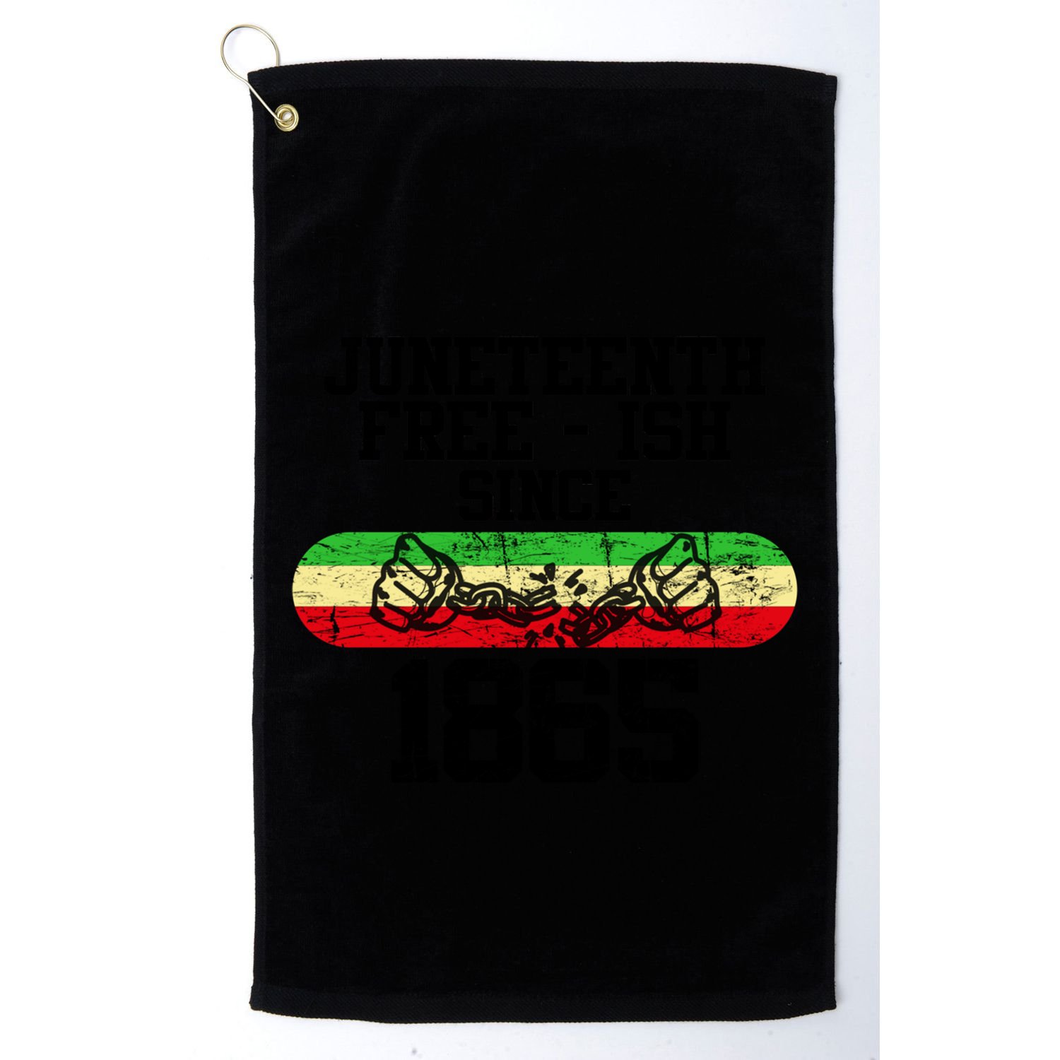 Junenth Free Ish Since 1865 Gift Golf Towel