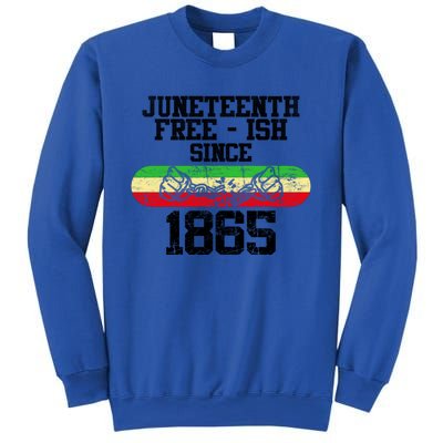 Junenth Free Ish Since 1865 Gift Sweatshirt