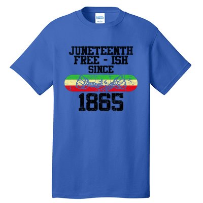 Junenth Free Ish Since 1865 Gift Tall T-Shirt