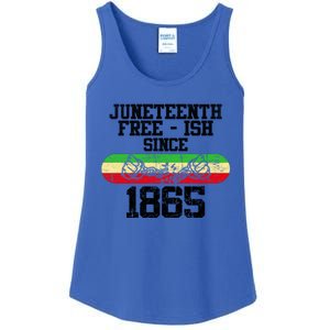 Junenth Free Ish Since 1865 Gift Ladies Essential Tank