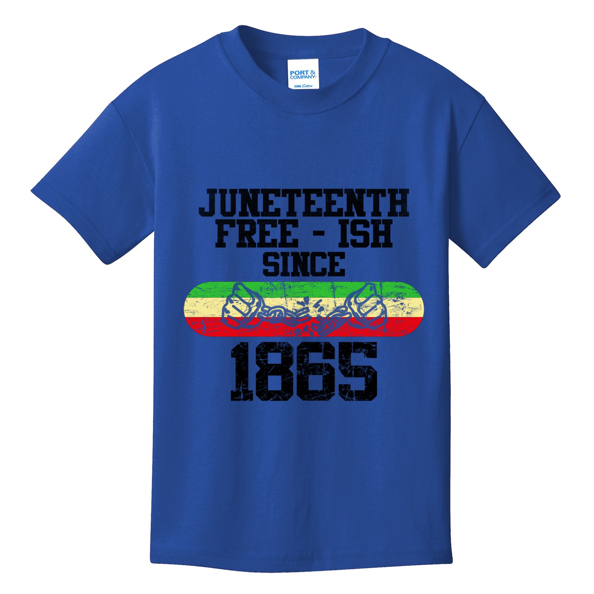 Junenth Free Ish Since 1865 Gift Kids T-Shirt
