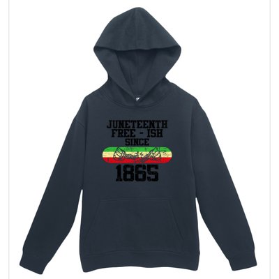 Junenth Free Ish Since 1865 Gift Urban Pullover Hoodie