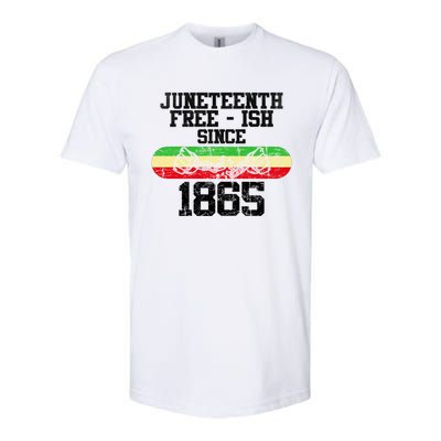 Junenth Free Ish Since 1865 Gift Softstyle CVC T-Shirt