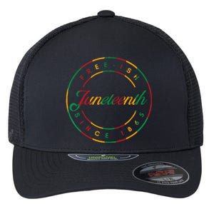 Juneteenth Free Ish Since 1865 Celebrate Black Freedom HBCU Flexfit Unipanel Trucker Cap